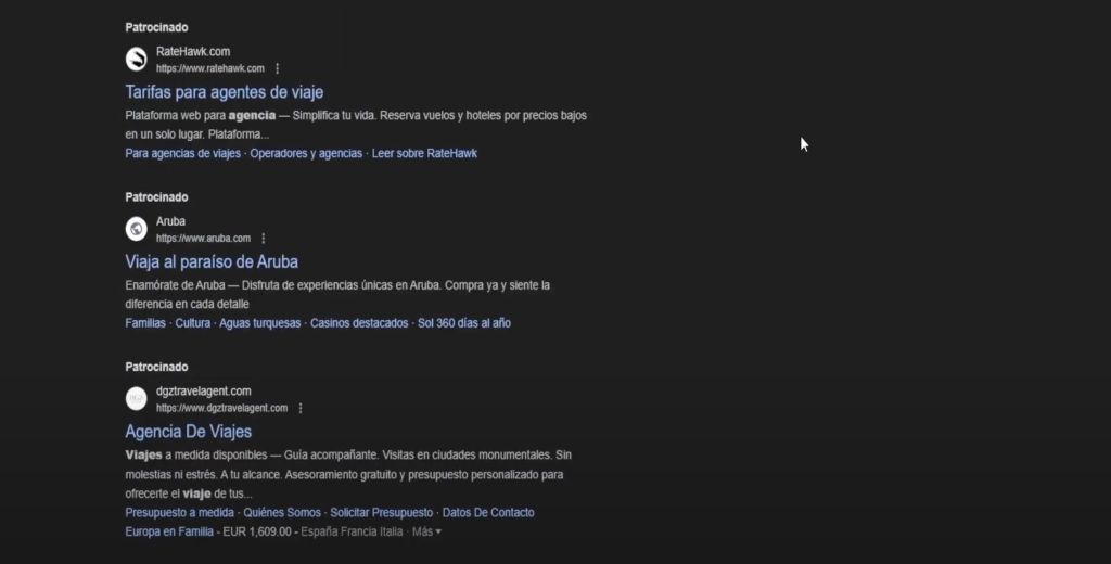 analizar anuncios de competidores google ads